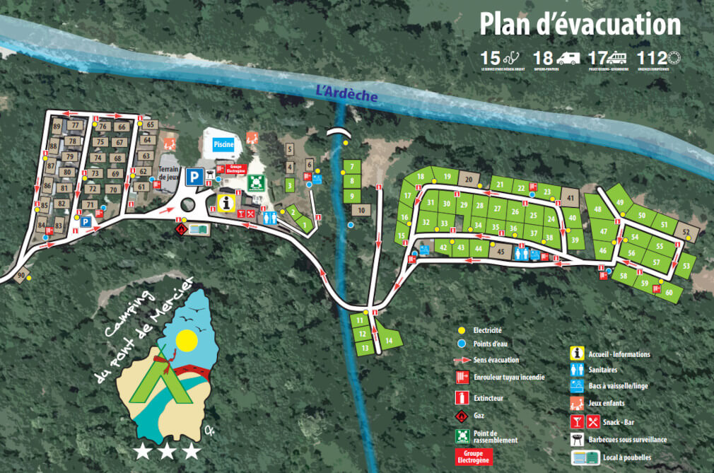 Camping Site Map